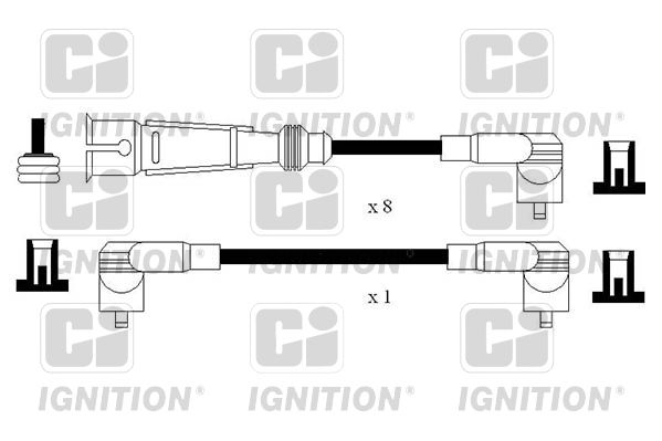 QUINTON HAZELL Sytytysjohtosarja XC1184